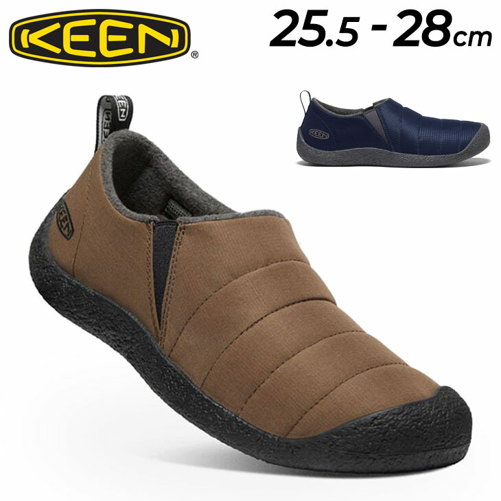 送料無料 モックシューズ メンズ スリッポン スニーカー キーン KEEN ハウザー 2/ウィンター 靴 保温 アウトドア キャンプ デイリー カジュアル 男性 HOWSER 2 シンプル 秋冬 リラックス 1026858 1026859 くつ/HOWSER2-A