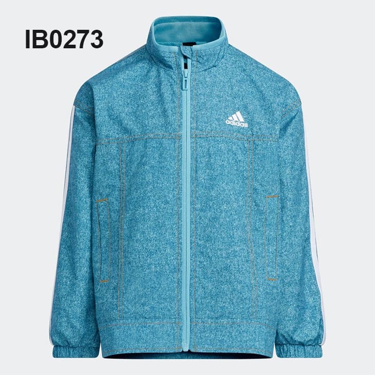 日本代理店正規品 ◇adidas◇デニム風ウインドブレーカージャケット