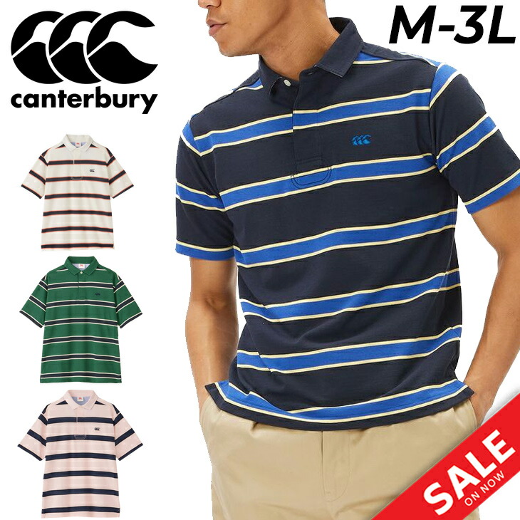 楽天市場】半袖 ポロシャツ メンズ カンタベリー canterbury