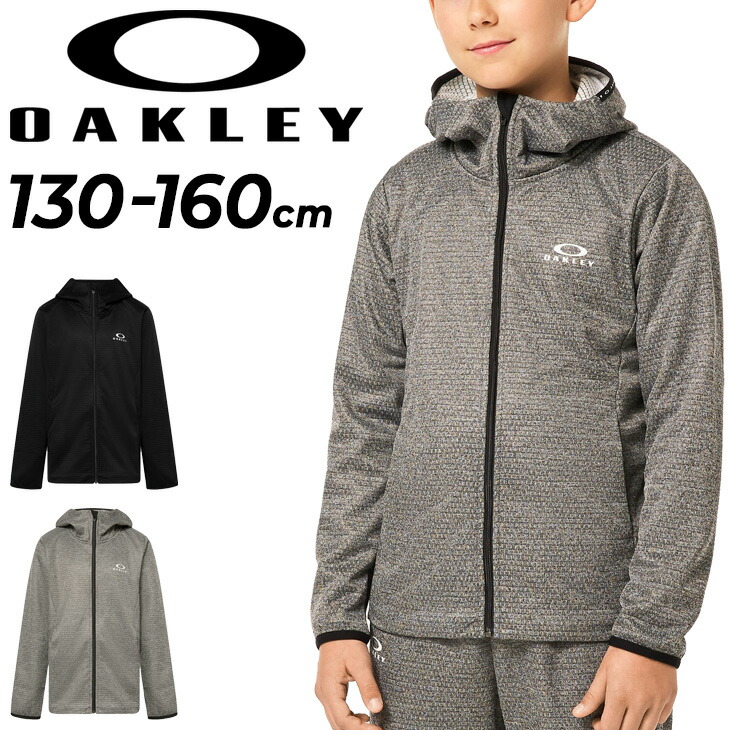 XL】OAKLEY フルジップフードジャケット　ライトグレー 送料無料 新品 OAKLEY オークリー ENHANCE KNIT HOODY JACKET 12