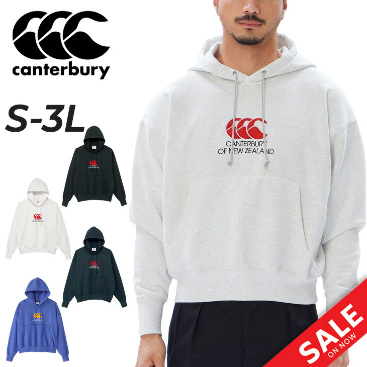 カンタベリー　RUGBY +ラグビープラス　パーカー/フーディ　グレー パーカー スウェット メンズ カンタベリー canterbury RUGBY＋