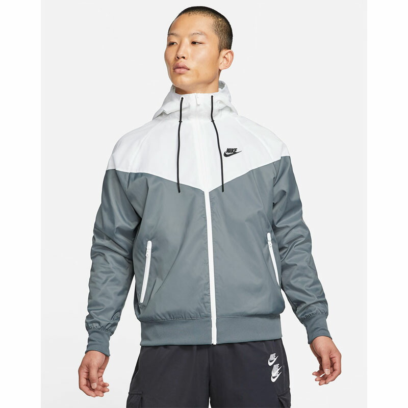 Nike ウィンドランナー　フーディージャケット　ホワイト/グレー 楽天市場】送料無料 ナイキ ウィンドブレーカー メンズ NIKE