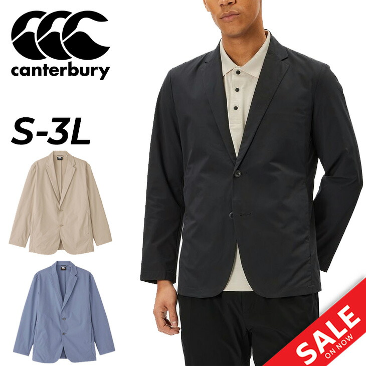送料無料 カンタベリー メンズ テーラードジャケット canterbury アールプラス トランスファー ジャケット R+ RUGBY+ ストレッチ 撥水加工 男性用 アウター 無地 単色 上着 カジュアル 普段使い ビジネス ビジカジ ウェア ウエア 服 ブランド アパレル/RP74064｜WORLD　WIDE　MARKET