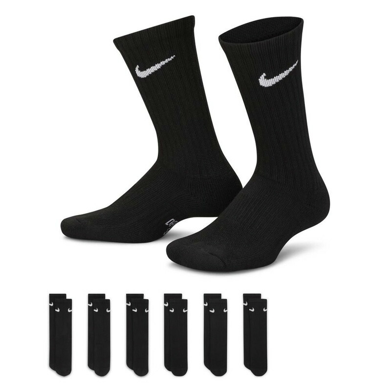 楽天市場】ナイキ 靴下 6足組 子ども用 21-25cm NIKE 6P YA