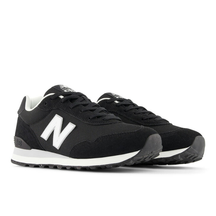 送料無料 ニューバランス スニーカー メンズ シューズ D幅 Newbalance 515 ローカット 細め スリム幅 スポーティ カジュアルシューズ ランニングスタイル Nロゴ 黒 男性 大きいサイズ 紳士靴 歩きやすいスニーカー 運動靴 ブランド くつ/ML515-BLK