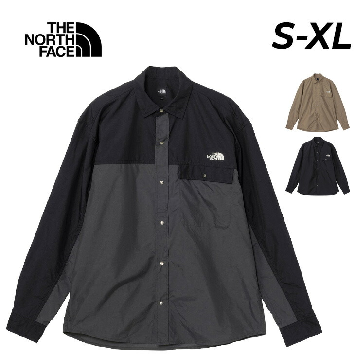 送料無料 ザ・ノース・フェイス 長袖シャツ メンズ THE NORTH FACE L/Sヌプシシャツ ナイロンシャツ 撥水 はっ水 アウトドア カジュアルウェア 男性 メンズシャツ キャンプ フェス タウンユース 街着 メンズウエア 服 トップス ブランド アパレル/NR12552