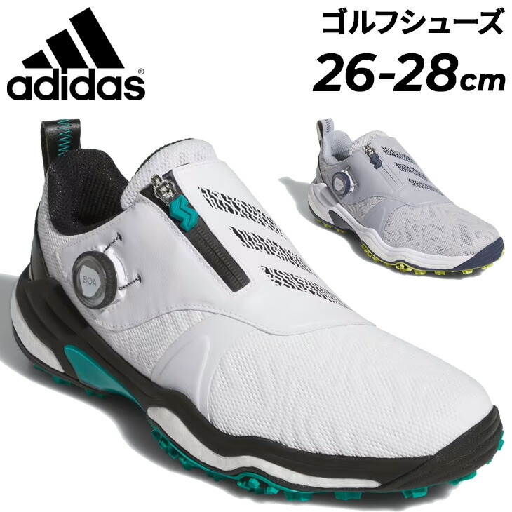 貨物輸送無料 アディダス メンズ ゴルフシューズ スパイク受け答え adidas GOLF 吊りひも騒々しい混乱 25 ボア｜文字盤 BOA取り合わせ 雨合羽 ゴルフ靴 置き目取りすてる 成人男性 成人男性用 レギュラー相応う メンズシューズ CODECHAOS 25 BOA ブランド名 スポーツシューズ くつ/NKZ93-