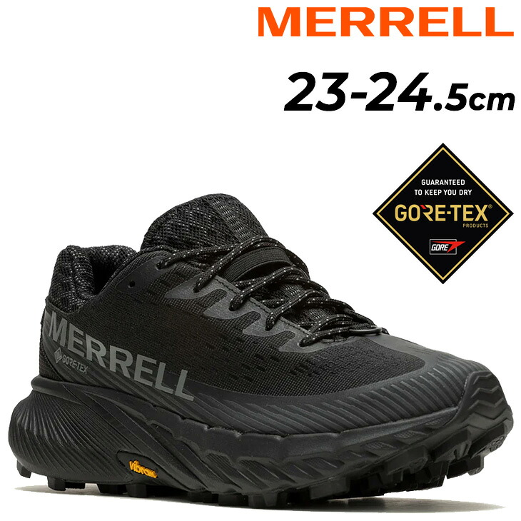 送料無料 メレル トレイルランニング レディース 防水シューズ MERRELL AGILITY PEAK 5 GORE-TEX｜全天候型 ローカット 厚底 靴 ランニングシューズ トレラン トレイルシューズ 女性 スニーカー アウトドア スポーツシューズ ブランド アジリティーピーク5 くつ/AGLTY-PK5GTW｜WORLD　WIDE　MARKET