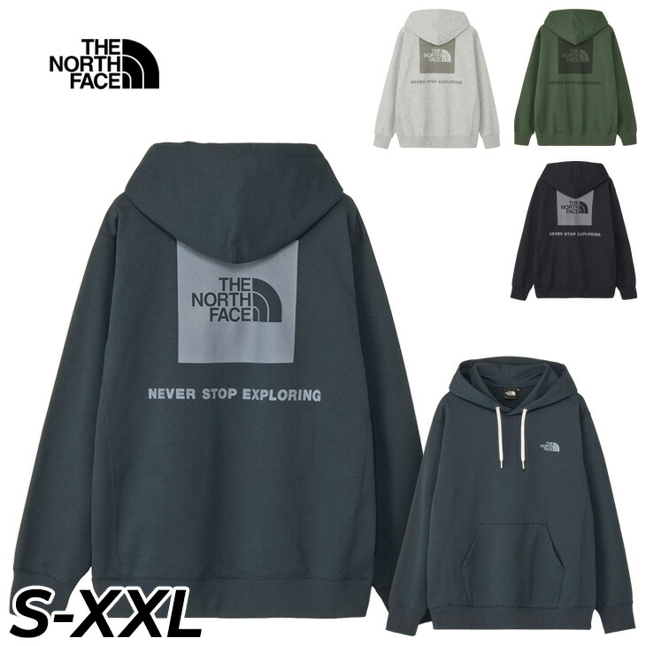 送料無料 ザ・ノース・フェイス 長袖 パーカー メンズ レディース THE NORTH FACE バックスクエアロゴフーディ｜プルオーバー バックプリント パーカ ユニセックス 裏毛 スエット アウトドアウェア カジュアル 男女兼用 大きいサイズ 服 ブランド アパレル/NT62533｜WORLD　WIDE　MARKET