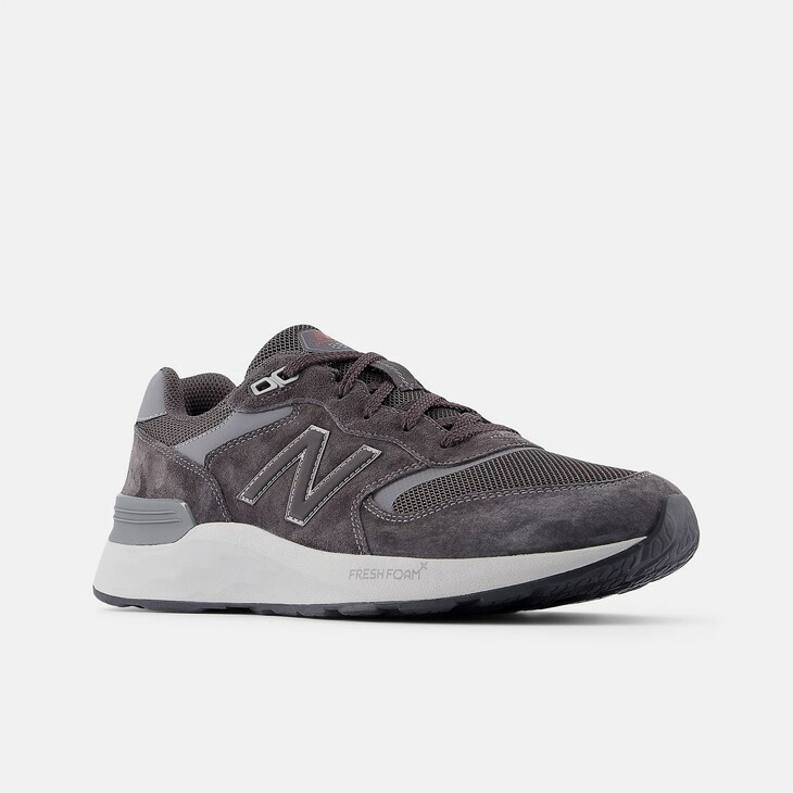 貨物輸送無料 ニュー平衡にする ウォーキングシューズ 幅ひろい4E メンズ Newbalance Walking Fresh Foam 880 v7 座布団性 置き目とり捨てる 成人男性用 スニーカー スポーティ 運動すること靴 気が大きい大きさ メンズスニーカー 薄墨色 薄墨色 成人男性靴 ブランド名 NBウォーキング くつ クツ/MW880-BA7