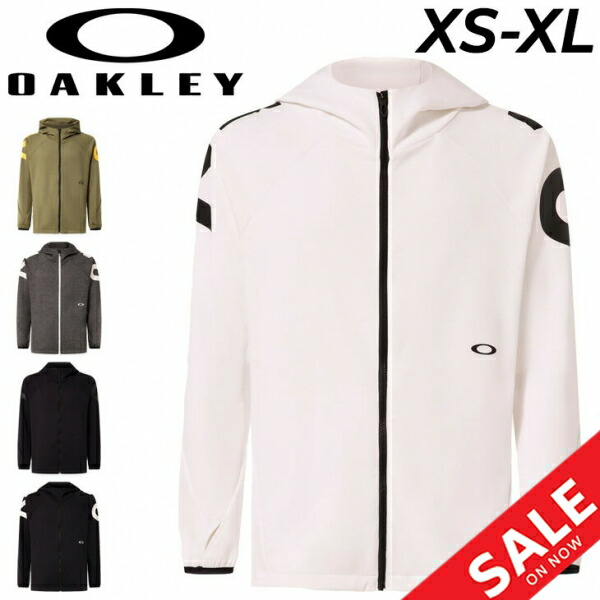 送料無料 オークリー ジャージ メンズ OAKLEY ジャケット フルジップ フーディ パーカー アウター 吸汗速乾 ストレッチ UVカット リフレクター ジャージー トレーニング スポーツウェア ウエア 男性用 服 パーカ ブランド アパレル/FOA406266