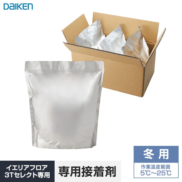【フローリング材】 DAIKEN イエリアフロア3T専用接着剤 直床ボンドリモデル 冬用 __yq1021-b02
