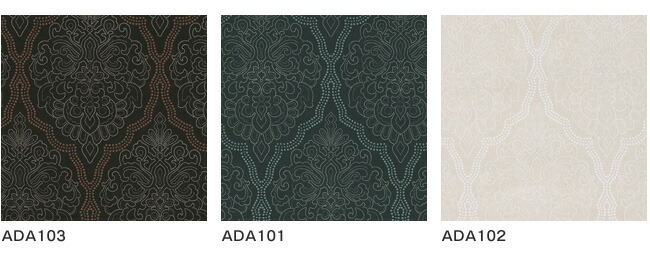 Masureel のり無し シックなダークカラーのダマスク柄 輸入壁紙 Ada101 壁紙 床材 Utopia5 Ide Ada103 Utopia5 Ada101 Ada102 Tc リスタ外国産壁紙 海外壁紙