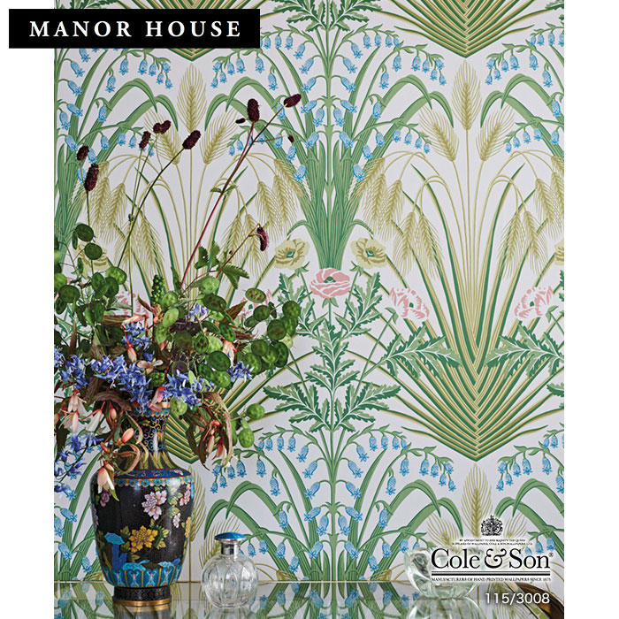 壁紙 のり無し 輸入壁紙 テシード Manor House 115 3010 52cm 10m 115 3010 115 3008 Tc Rocrooms Com