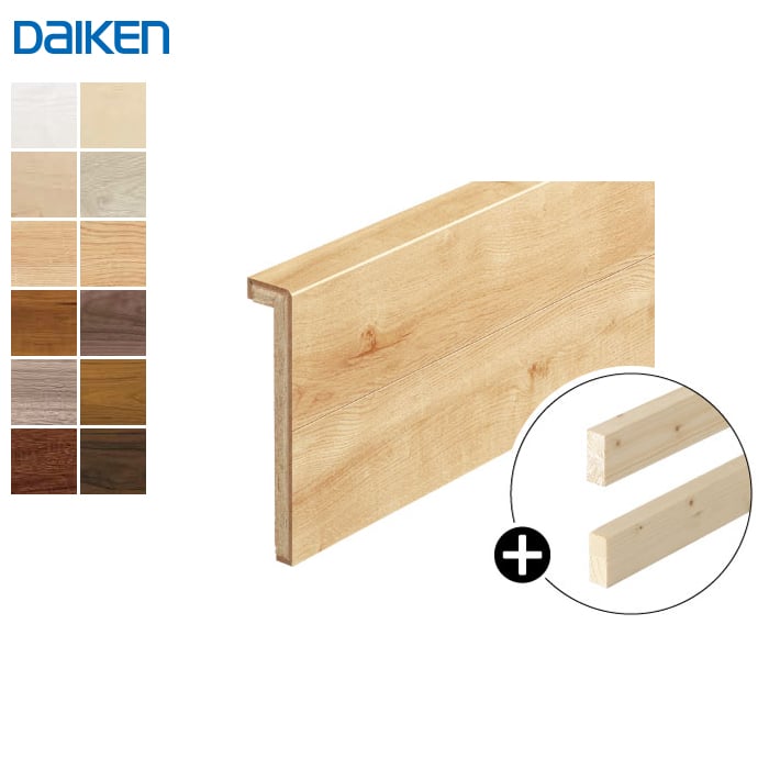 楽天市場】【框】巾木 DAIKEN 玄関造作材 セレクト 玄関巾木(L型/芯同