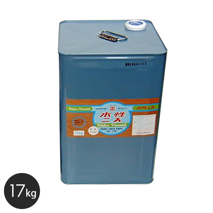 【塗料】 【大阪塗料】アクリル樹脂塗料 水性ニス(透明) 17kg __ok-ss-17