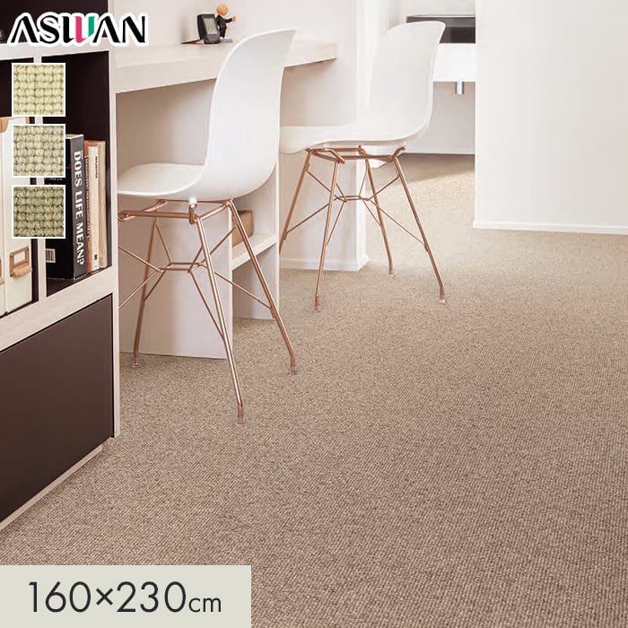 【ラグカーペット】 カーペット アスワン アスシード 全厚9mm 160×230cm *SED-05/SED-65__cp1623-