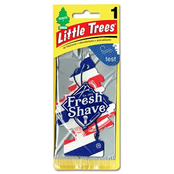 【楽天市場】【5枚でメール便無料】リトルツリー フレッシュシェイブ Little Trees Fresh Shave 芳香剤 エア