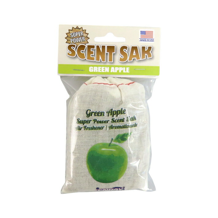 【楽天市場】芳香剤 セントサック エアフレッシュナー Sサイズ グリーンアップル サシェ おしゃれ 車 カーフレッシュナー クローゼット