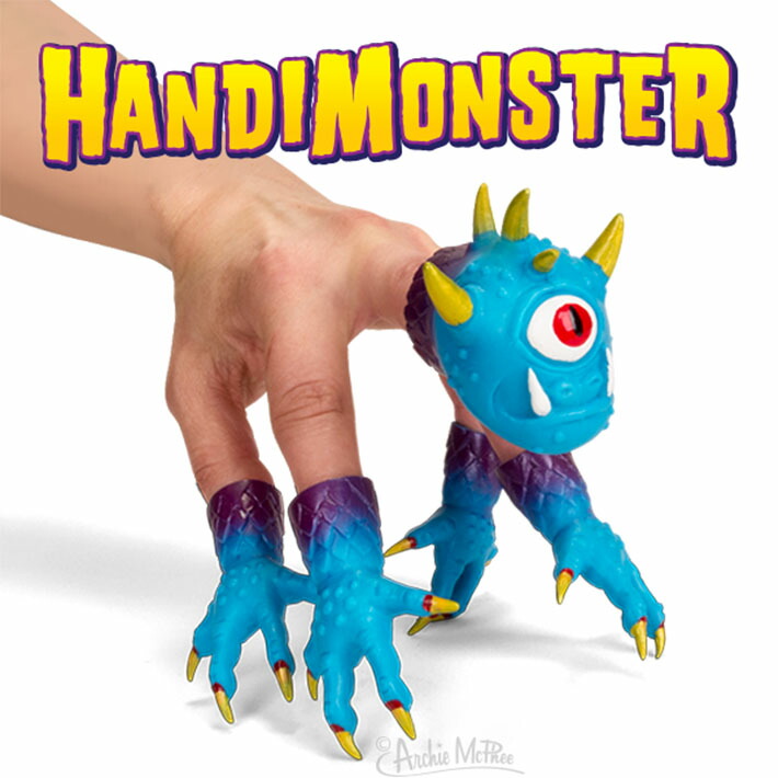 楽天市場 メール便ok ハンディーモンスター 指にはめるモンスター おもちゃ ミニチュア 手 指人形 小道具 びっくり おもしろ かっこいい 敵 Handi Monster ポイント Foothill Gardens