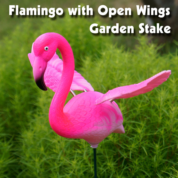 楽天市場 Flamingo With Open Wings Garden Stake フラミンゴ オープンウイング ガーデンステイク ガーデンアクセサリー ガーデニング プランター 花壇 風車 フラミンゴ ピンク おしゃれ かわいい ユニーク アメリカン雑貨 ガーデンピック ポイント Foothill Gardens