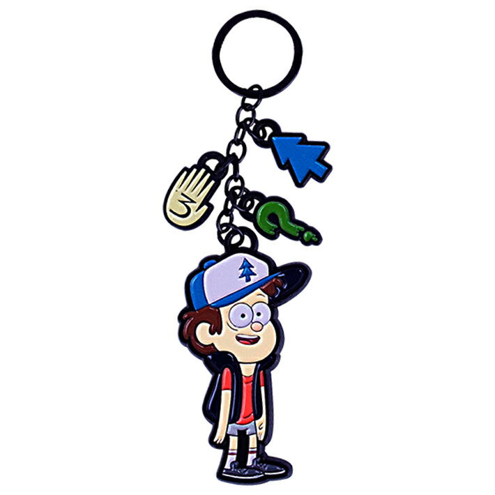 楽天市場 正規品 メール便ok 怪奇ゾーン グラビティフォールズ キーチェーン ディッパー メイベル Gravity Falls Key Chain Dipper Mabel キーホルダー Disney ディズニーチャンネル ディズニー アニメ Foothill Gardens