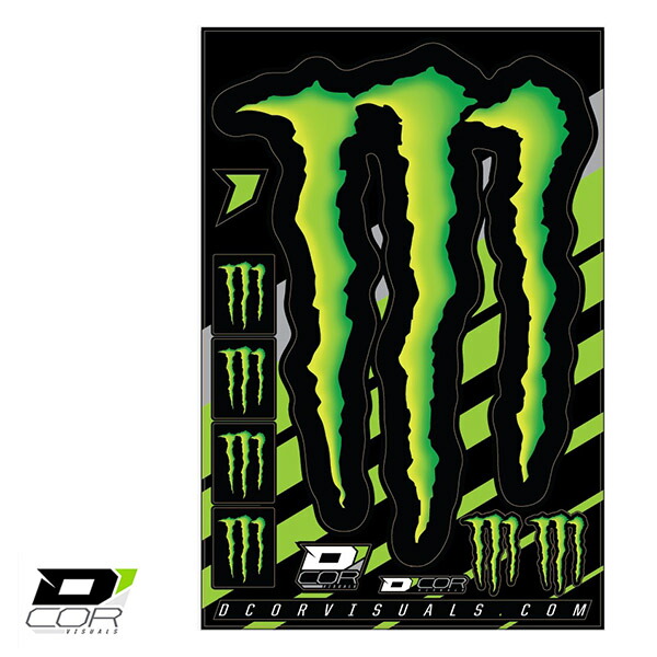 楽天市場 あす楽 D Cor Monster Energy Claw 4mil Decal Sheet ディコール モンスター エナジー クロー デカール シート ステッカー モトクロス Motocross Fmx 四輪バギー オフロード フリースタイル モータースポーツ 正規品 送料無料 ポイント