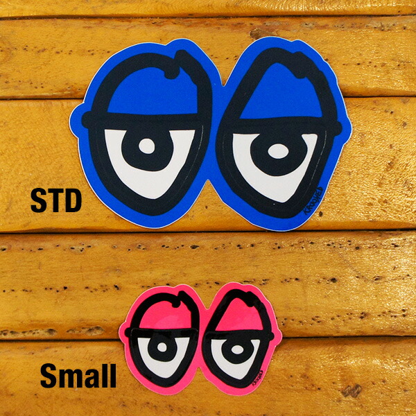 w5thst: Krooked Eyes Sticker Neon Blue crooked / logo eye / skateboard ...