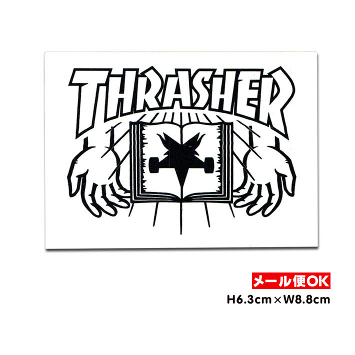 楽天市場 Thrasher Book And Hands Sticker スラッシャー ステッカー スケートボード スケボー アメリカ シール デカール スラッシャーマガジン 雑誌 ポイント Foothill Gardens