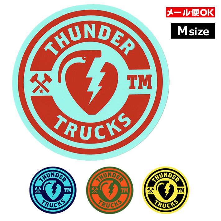 楽天市場 正規品 メール便ok サンダートラック ロゴ ステッカー 5インチ 全4色 スケートボード スケボー トラック アメリカ ステッカー シール デカール Thunder Trucks Mainline Sticker ポイント Foothill Gardens