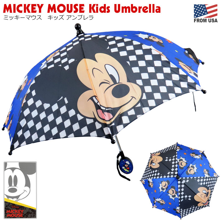 あす楽 ミッキーマウス アンブレラ ベビー 傘 レイングッズ 雨傘 40cm キッズ 子ども キャラ ディズニー デザイン 幼児 子供用 雨具