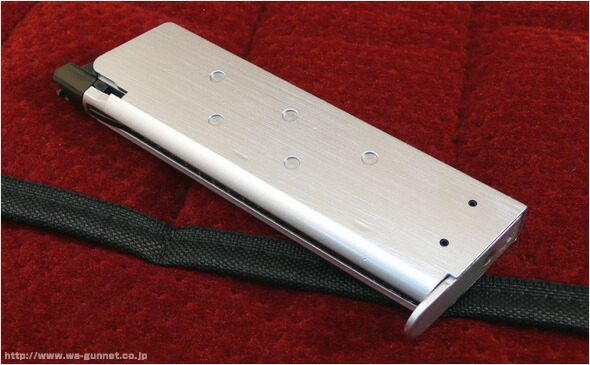 NGM 21連 マガジン 鉄バンパー シルバー<br>〈WA-GM5〉