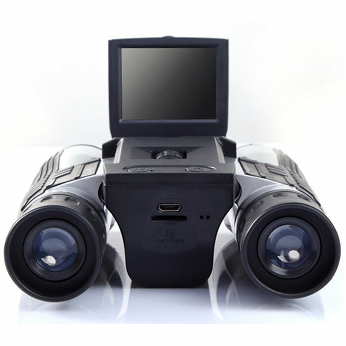 液晶ダイアログボックス付き添い人 FullHD 録画相応う デジタル写真機小型望遠鏡 光学望遠レンズ12倍 室外祝い事 野鳥見ること 気どらずに映画化 ◇FS-608
