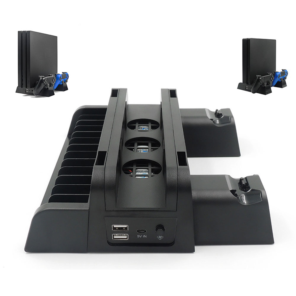 楽天市場 Ps4シリーズ 縦置きスタンド 冷却ファン付き Ps4 Pro Slim 収納 コントローラー 2台同時充電可 Usbハブ付き プレイステーション4 アクセサリー Hbp 149a 直販ワールドマーケット