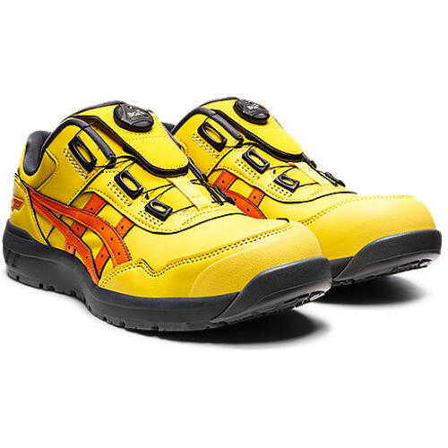 ASICS ウィンジョブCP306 BOAヴァイブラントイエロー×ハバネロ