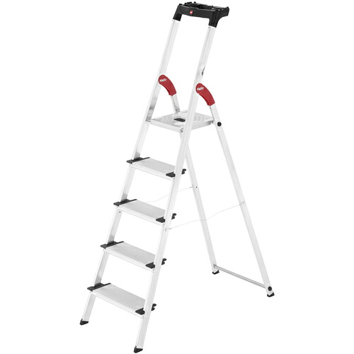 ハセガワ 上枠付踏台 L-80 5ステップ（17774）