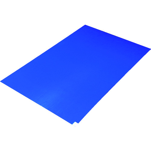 TRUSCO 粘着クリーンマット 450X900MM ブルー （10シート） 11,662円