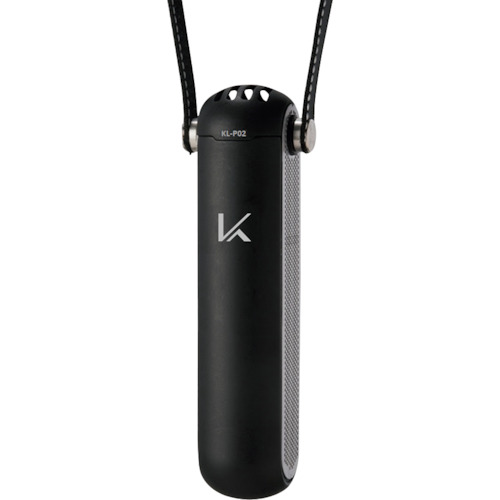 Kaltech 個人的あき場所除菌・脱臭機ターンドケイ 首掛け手合い 黒（花粉水漉し積み上げる）