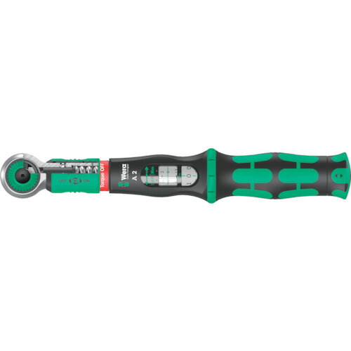 Wera 空転式トルクレンチ（プリセット型） A2セーフトルク 2～12Nm 1／4ビット用