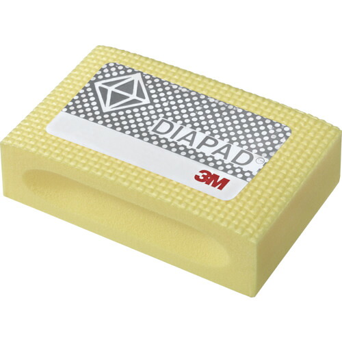 3M フレキシブルダイヤモンドハンドラップスS #400 55X90mm 黄