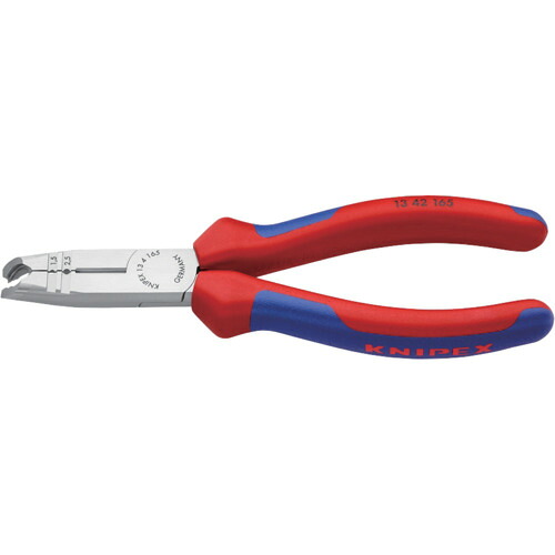 KNIPEX ニッパー付きワイヤストリッパー 165mm