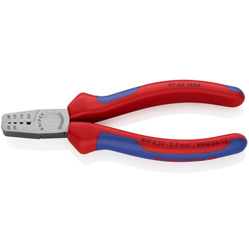 KNIPEX 9762-145A エンドスリーブ用圧着ペンチ