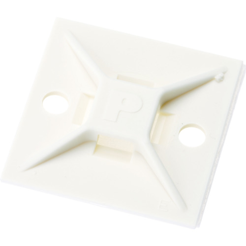 PANDUIT マウントベース ゴム系粘着テープ付き 白 （500個入）