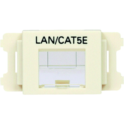 PANDUIT JIS一皿用シャッター付き添い人アダプター 象牙色 ローカルエリアネットワーク・CAT5E （10個入）