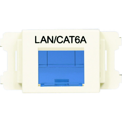 PANDUIT JIS一皿用シャッター付き添い人アダプター 象牙色 ローカルエリアネットワーク・CAT6A （10個入）