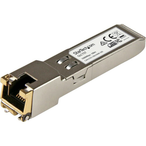 StarTech SFP＋モジュール／Cisco製品GLC-T互換／1000BASE-T準拠銅線トランシーバー