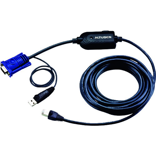 ATEN コンピューターモジュール(LANケーブル一体型)USB/マトリックスKVMスイッチ用|和TOOL 和多屋