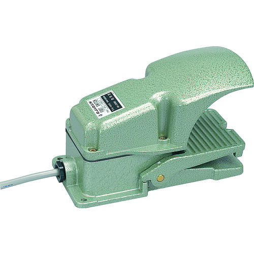 オジデン フットスイッチ 産業用防雨形・保護カバー付 定格6A-250VAC