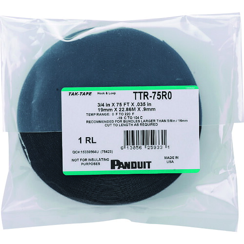 PANDUIT タック磁気テープ（渦状文手合い）22.8mX1巻入り口・入口