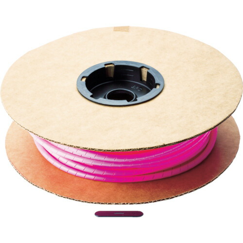 PANDUIT 【売切廃番】スパイラルラッピング ポリエチレン さくら色